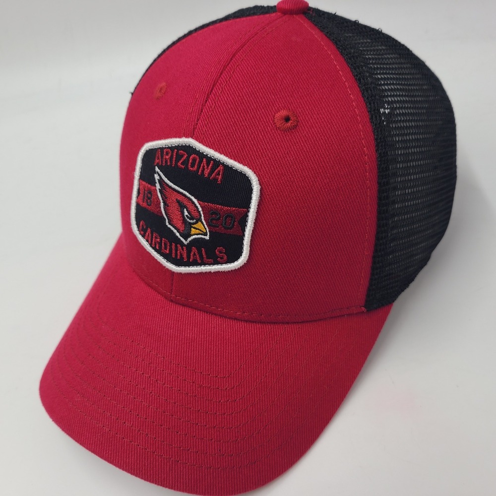 Arizona Cardinals Hat Snapback Trucker Mesh NFL Team Apparel Red Black NFL Men